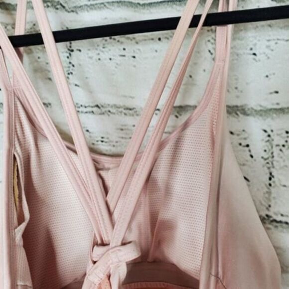 Athleta Hidden Agenda Built in Bra Pink Tank Top Small Style 138384 Athleisure - Picture 10 of 11